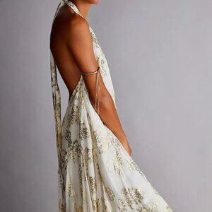 Free People Holding On Convertible Maxi Dress RARE Color